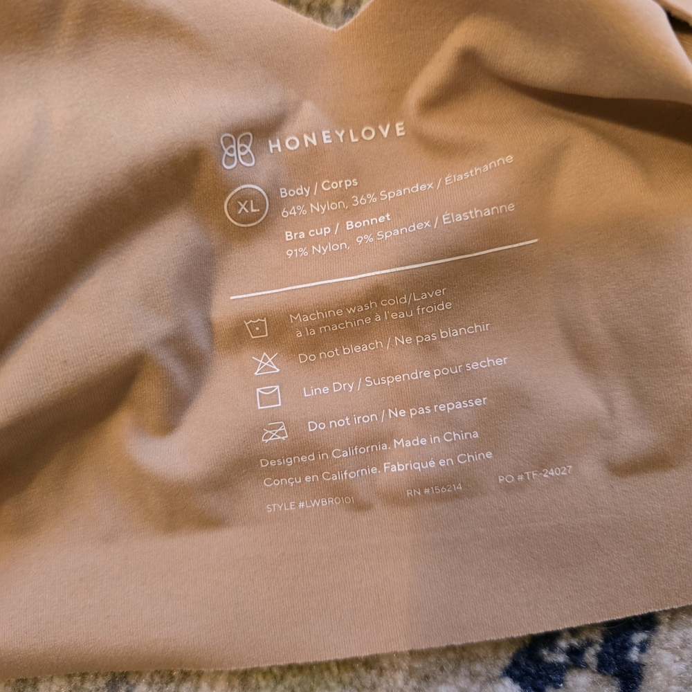 Honeylove Seamless Tan Bra - Picture 3 of 3